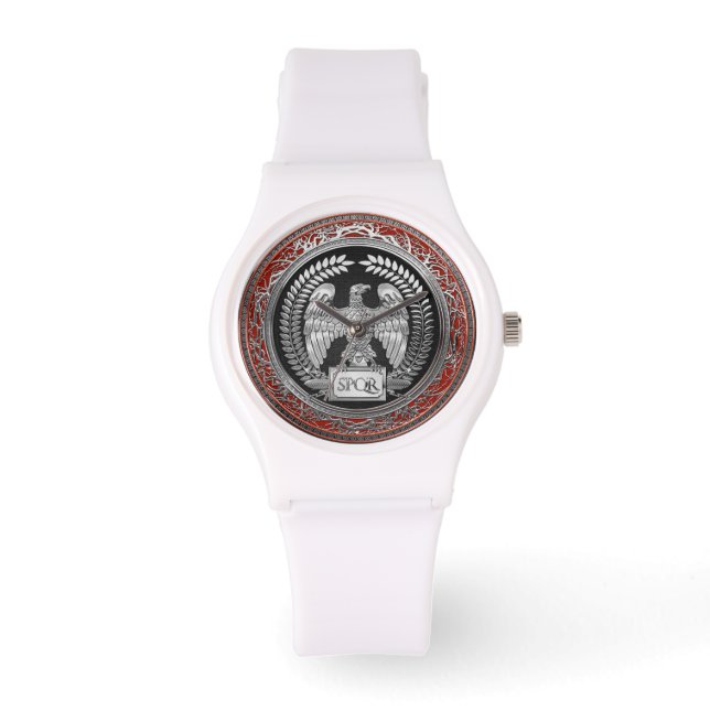 Montre [500] Aigle impérial romain argenté (Recto)
