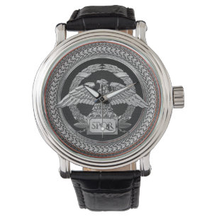 Montre [500] Aigle impérial romain d'argent sur Médaillon