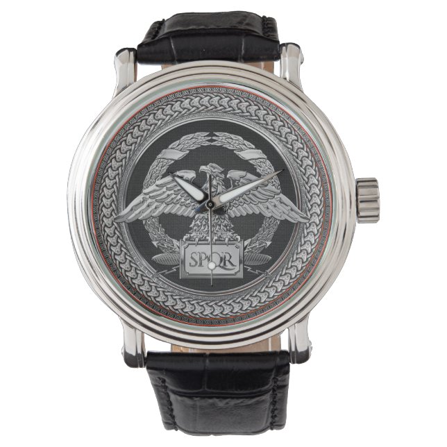 Montre [500] Aigle impérial romain d'argent sur Médaillon (devant)