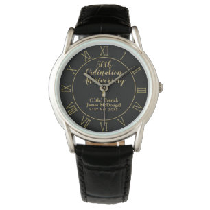 Montre 50e PRIEST Cabinet Anniversary Personalized