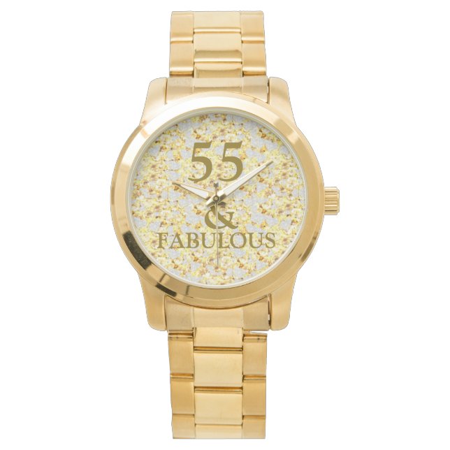 Montre 55th  Birthday  (devant)