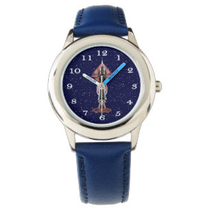 Montre 6e Dimension Rocket Ship Wrist Watch