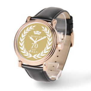 Montre 70 Alors, quel drôle Laurel Wreath Crown 70e anniv
