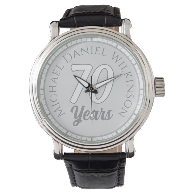 Montre 70e anniversaire (devant)