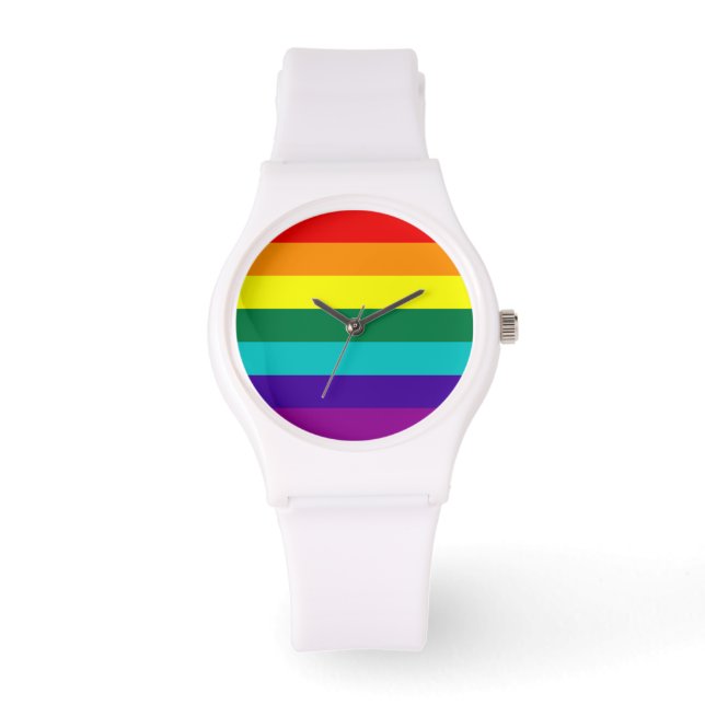 Montre 7 bandes Rainbow Pride (Recto)