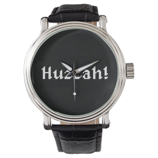 Montre 8 Bits Huzzah ! (devant)