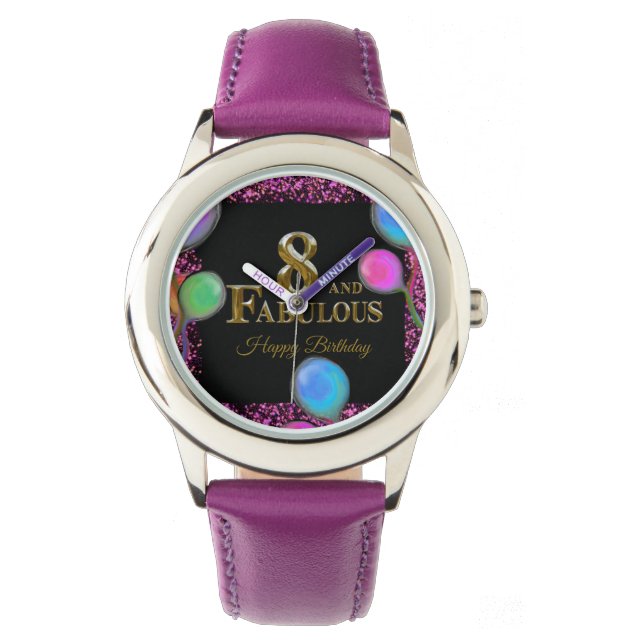 Montre 8e anniversaire  (devant)