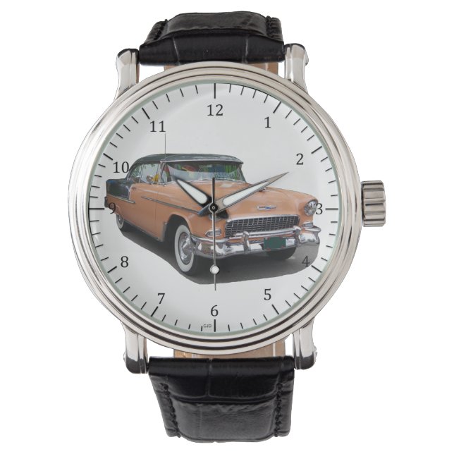 Montre à air brun brun en 1955 (devant)