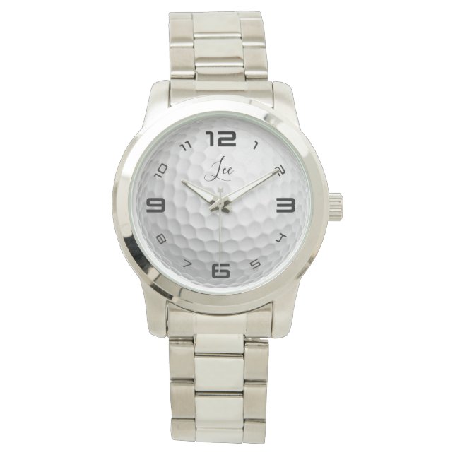 montre à balle de golf personnalisée (devant)