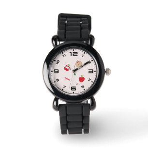 Montre A est pour la pomme rose