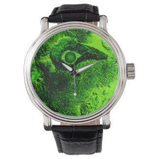Montre à la recherche de vert