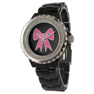 Montre à mâchoires roses