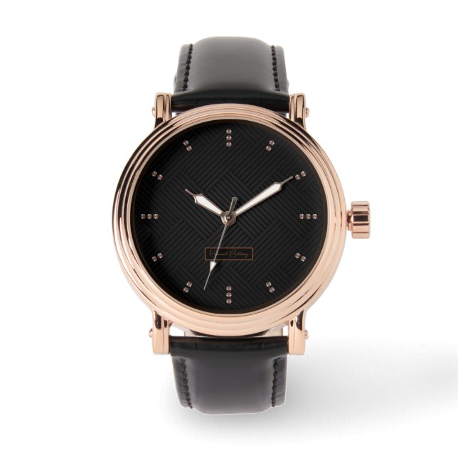 Montre à motif de luxe moderne (Recto)