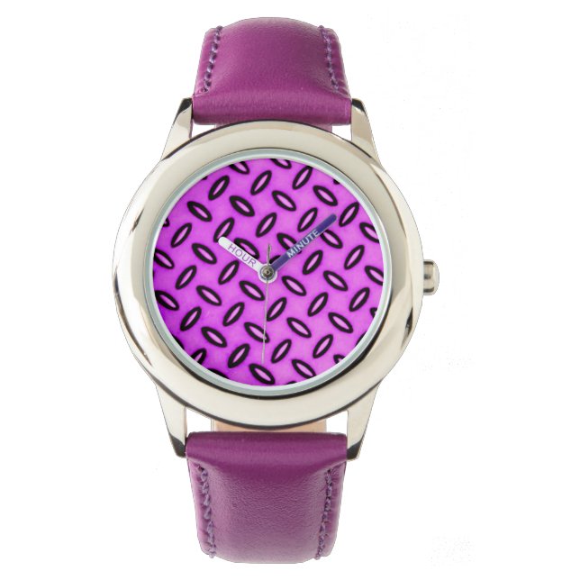 Montre à motif Magenta (devant)
