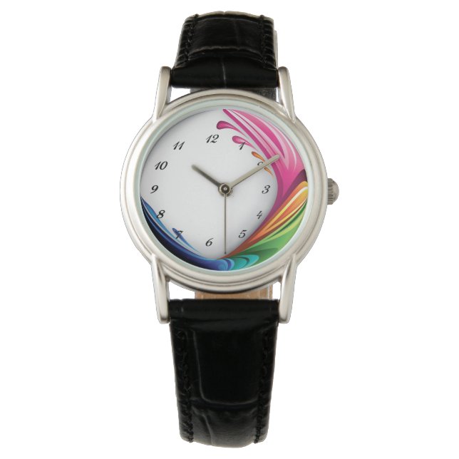 Montre à poignet couleur moderne (devant)