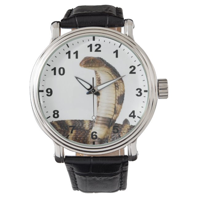 Montre à poignet design "King Cobra" (devant)