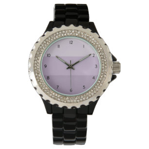 Montre à rayures violettes Ombre