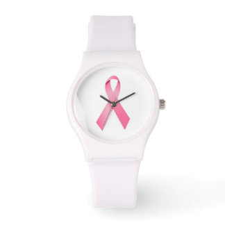 Montre à ruban rose Cancer du sein