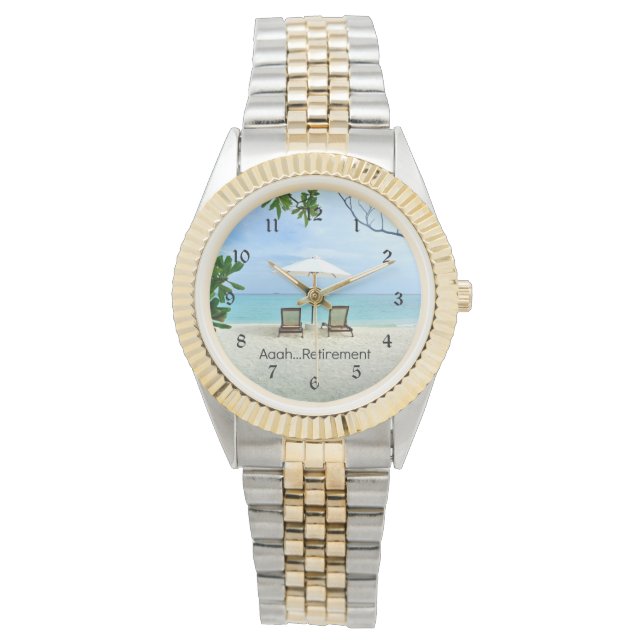 Montre Aaah...Retraite (devant)