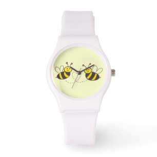 Montre Abeilles de miel avec coeur sportif