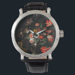 Montre Abraham Mignon Le Bouquet Renversé. Floral<br><div class="desc">Montre Abraham Mignon "Le Bouquet renversé". Art de la renaissance florale.</div>