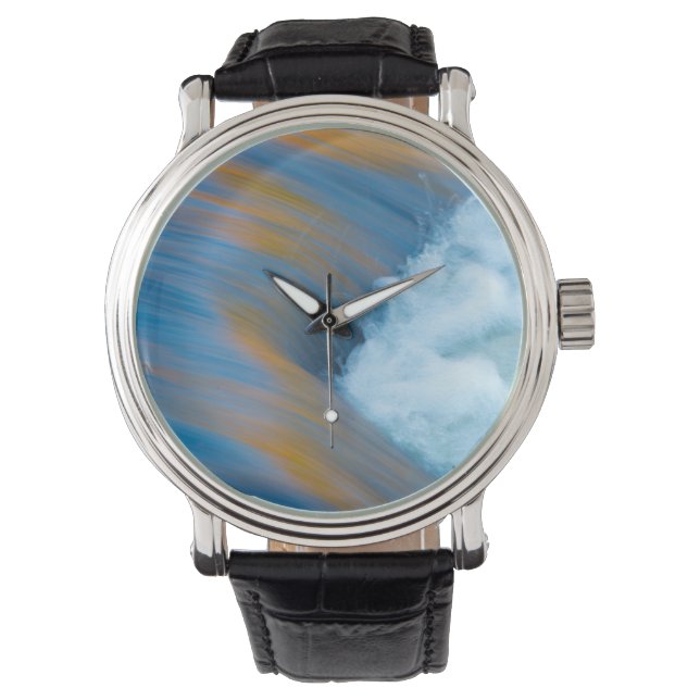 Montre Abstrait d'eau bleue, Canada (devant)