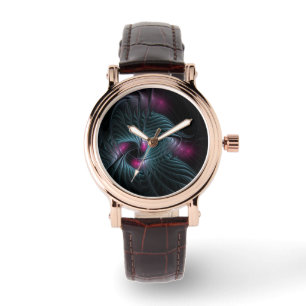 Montre Abstrait Imaginaire coloré fractal