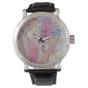 Montre Abstrait Pastel Floral