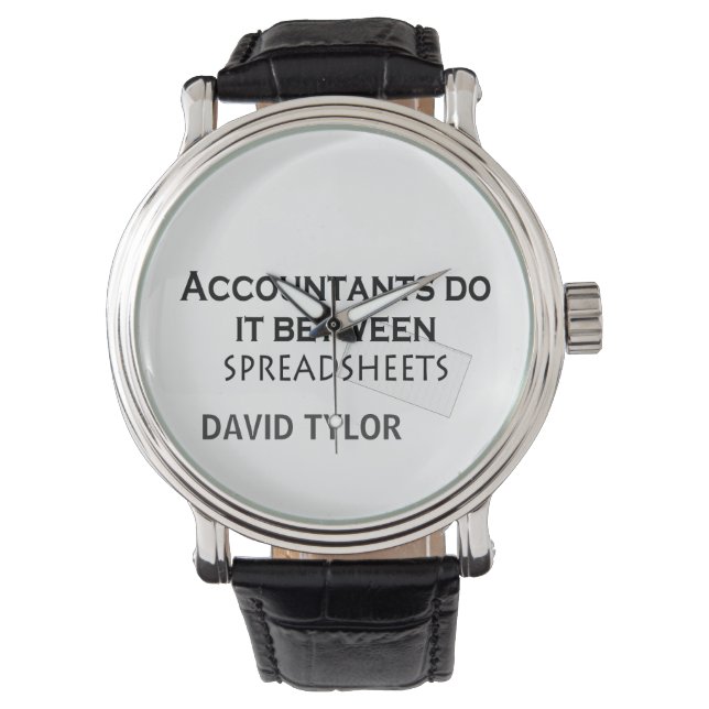 Montre Accountants do it ! (devant)