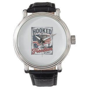 Montre Accro à la liberté pêche du 4 juillet