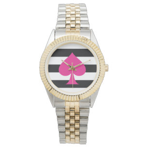 Montre Ace rose des pique
