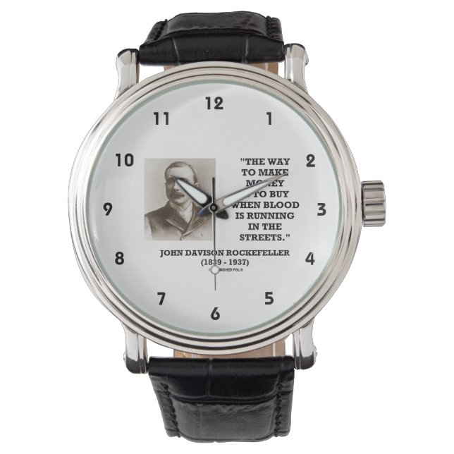Montre Achat de Rockefeller quand le sang fonctionne dans (devant)
