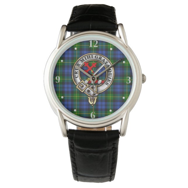 Montre Adam Clan Badge & Tartan (devant)