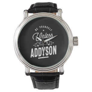 Montre Addyson Nom personnalisé Anniversaire