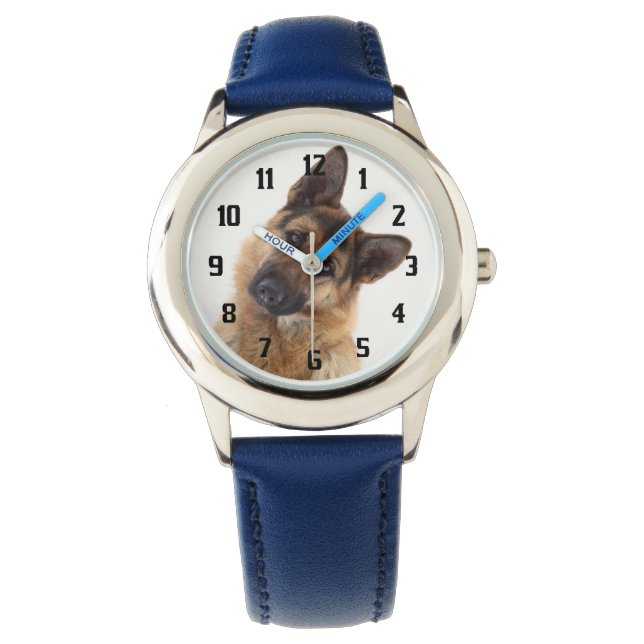 Montre Adorable funny german shepherd portrait (devant)