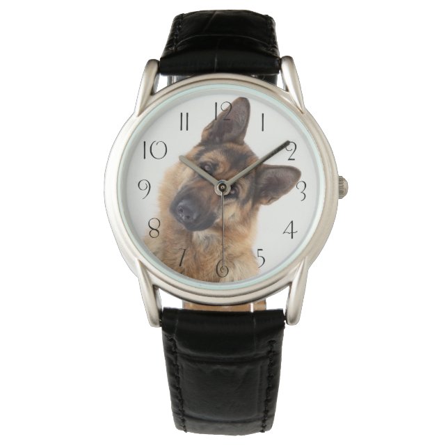 Montre Adorable funny german shepherd portrait (devant)