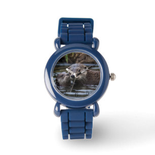 Montre **"Adrift in Love : Mummy and Baby Otter"**