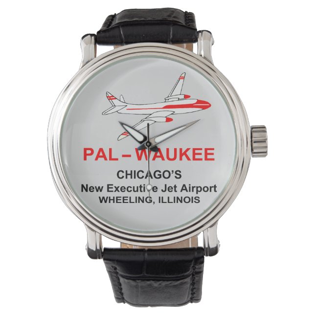 Montre Aéroport Palwaukee, Wheeling, Illinois (devant)