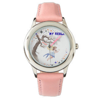 Montre Aesthetic Watercolor Fairy My Realm Girls Pink Wat