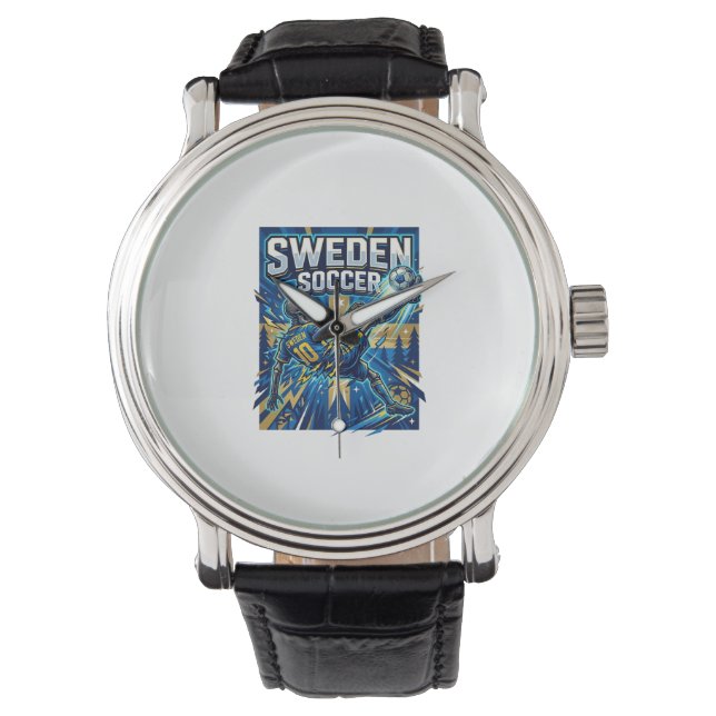 Montre Affiche de l'attaquant de squelette de football de (devant)