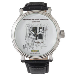 Montre Affiche du Cancer guidée par la Lune