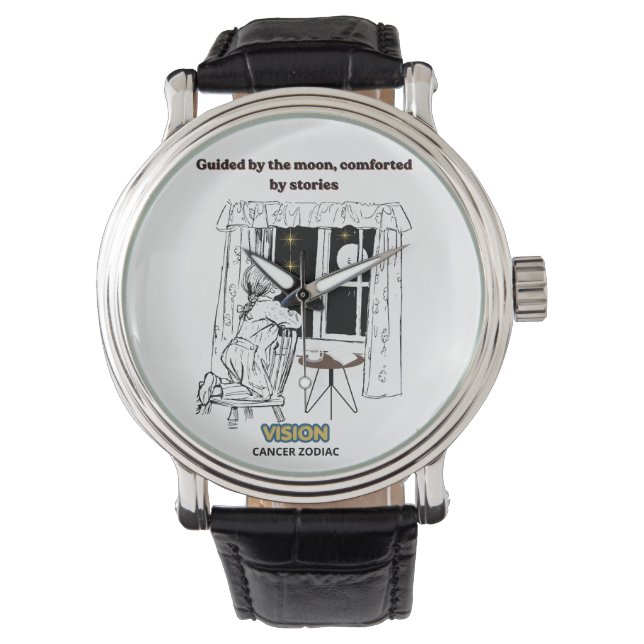 Montre Affiche du Cancer guidée par la Lune  (devant)
