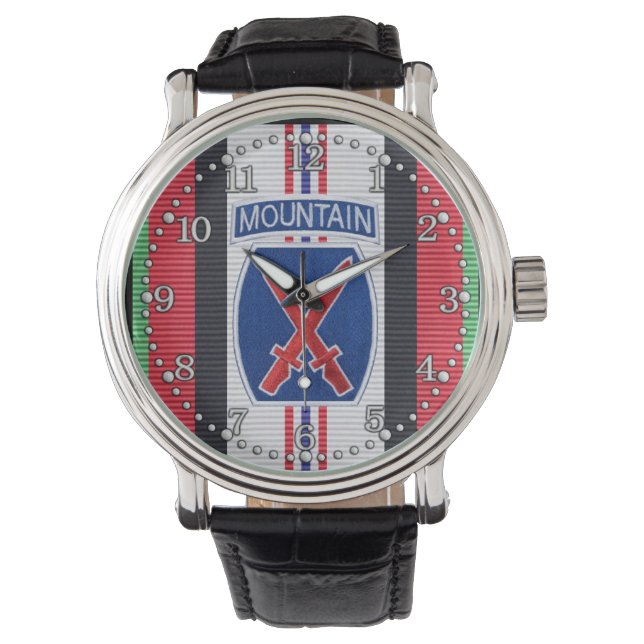Montre Afghanistan 10th Mountain Division Watch (devant)