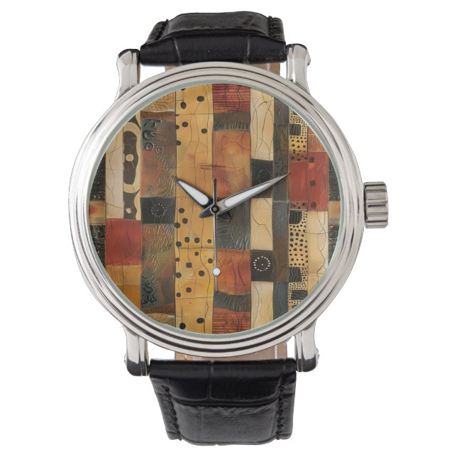 Montre African Tribal Motif Watch (devant)