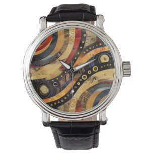 Montre African Tribal Motif Watch