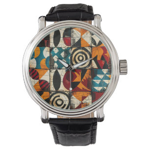 Montre African Tribal Motif Watch