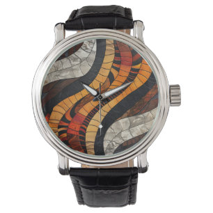 Montre African Tribal Motif Watch