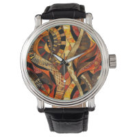 African Tribal Motif Watch