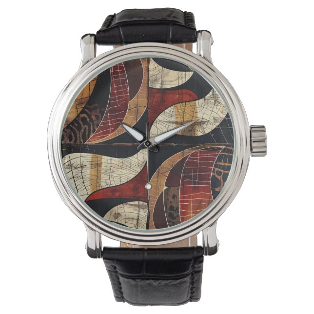 Montre African Tribal Motif Watch (devant)