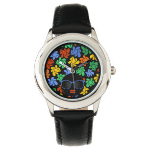 Montre Afro Diva Rainbow